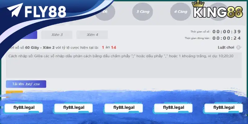 Đổi thưởng hấp dẫn với lô xiên 60s